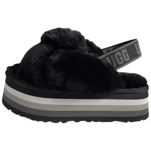 UGG Shearling Fashion Slippers Women's Black