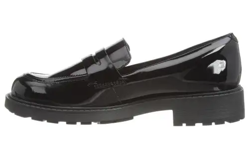 Clarks Orinoco2 Penny Leather Loafers Women's Black