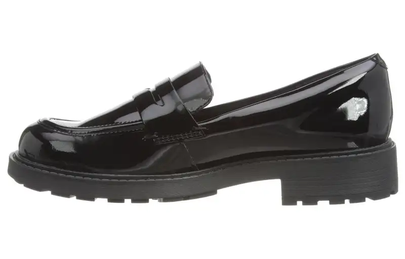 Clarks Orinoco2 Penny Leather Loafers Women's Black
