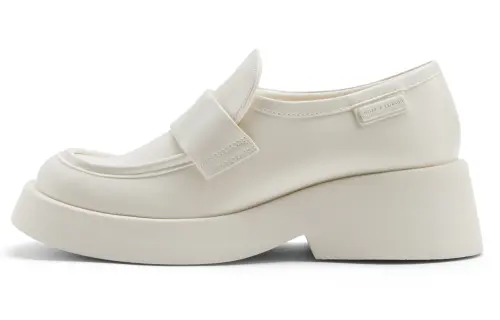 CHARLES&KEITH Pu Loafers 5.2cm Women's