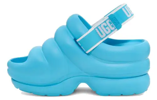 Atmos Pink x UGG Aww Yeah Fashion Sandal Women's Summer Sky Blue