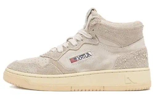 AUTRY Panelled Leather High-top Sneakers