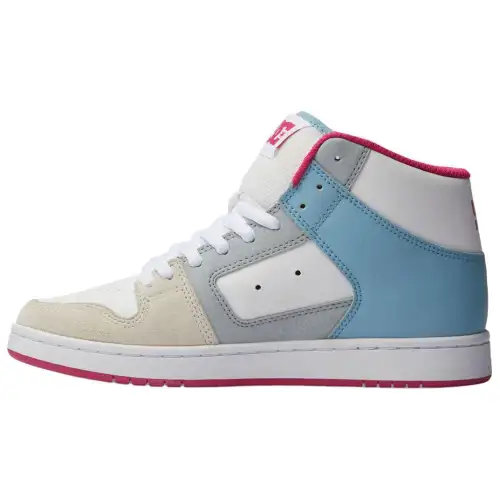 DC Shoes Coverage High top Skateboard Shoes Women's Blue Pink