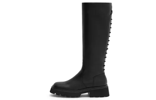 CHARLES&KEITH Pu Knee high Boots Women's Black