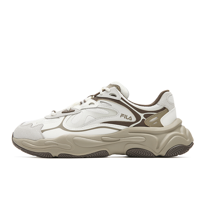 Мужские кроссовки Fila MARS 4 4 (бело-коричневые)