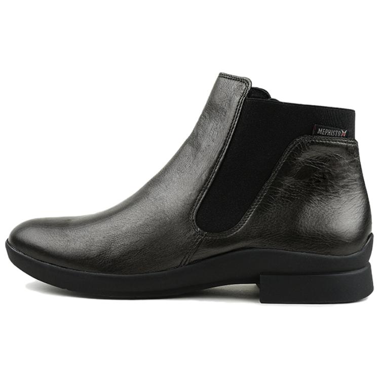 MEPHISTO Ma Feishitu first-layer cowhide, versatile, fashionable and comfortable, short-leg Chelsea boots 2cm, women's gray