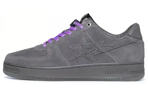 BAPE BLACK Label Bape Sta Grey