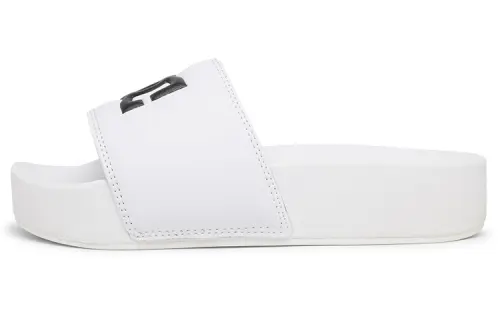 DC Shoes Slide Platform Slide Slippers Women's White