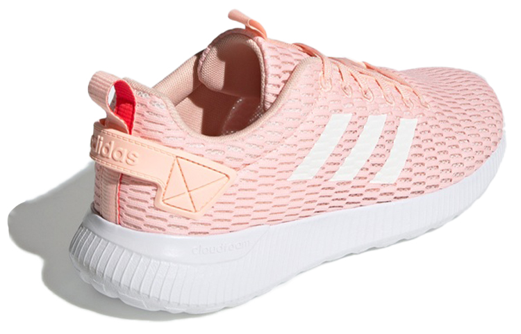 Женские кроссовки adidas neo Cloudfoam Lite Racer Climacool (розово-белые) — фото 4