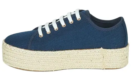 Levis Abrasion Resistant Low top Canvas Shoes Women's Blue