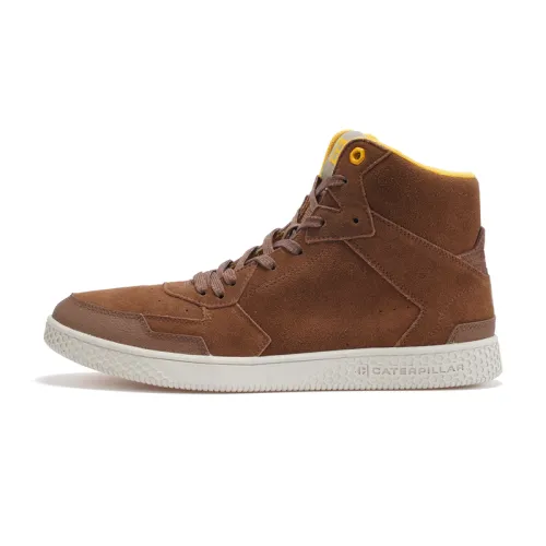 CAT Pause Sport Mid SS23 Abrasion Resistant Abrasion Resistant High top Outdoor Shoes Unisex Brown