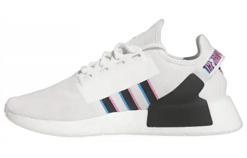 Adidas Originals NMD_R1 V2 'White Pulse Blue Magenta'