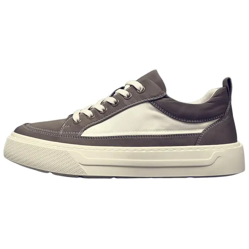 JANE HARLOW Fabric Low top Skateboard Shoes Men's Khaki
