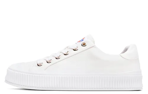 Dickies Skateboard Shoes Women's Low Top Beige