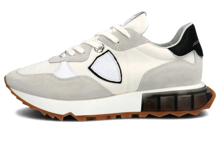 PHILIPPE MODEL La Rue Casual Shoes Women's Low Top White Gray