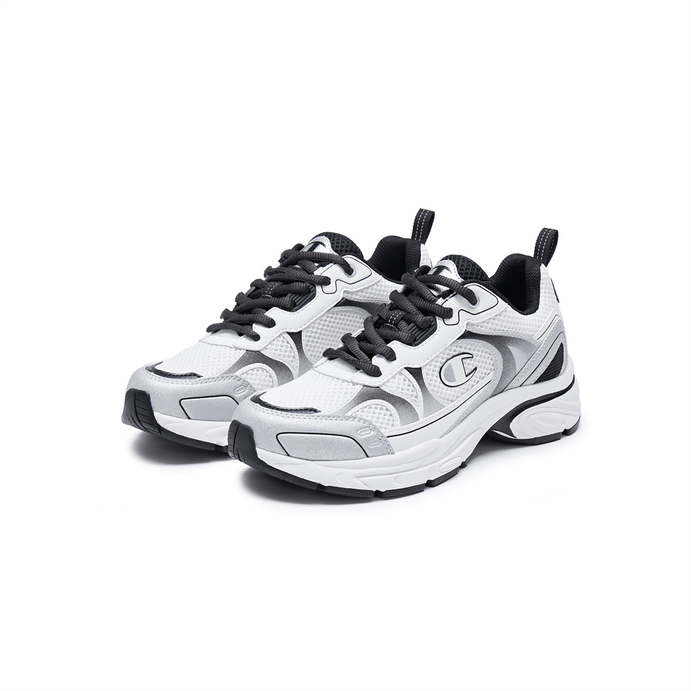 Champion Abrasion Resistant Slip Resistant Running Shoes Unisex Silver