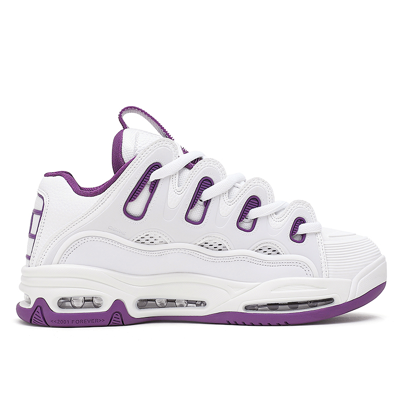 OSIRIS Skateboard Shoes Unisex Low Top Purple/White