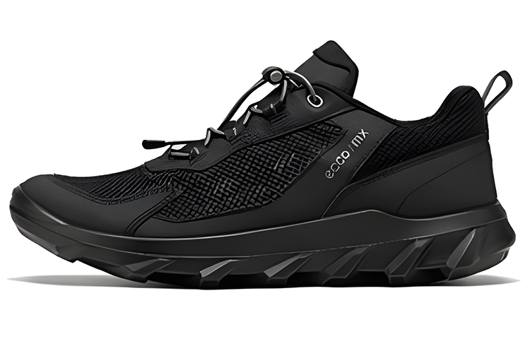Ecco Driver Cushioning Abrasion Resistant Breathable Lightweight Low top Casual Shoes Men's Black