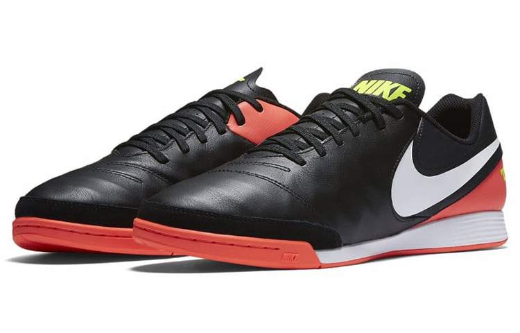 Nike Tiempo X Genio 2 Leather Ic ‘Black Hyper Orange’