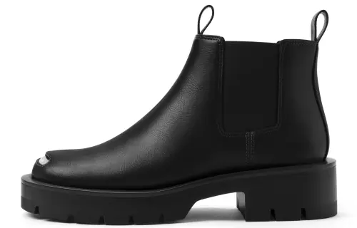 CHARLES&KEITH Pu Short Chelsea Boots 4.3cm Women's