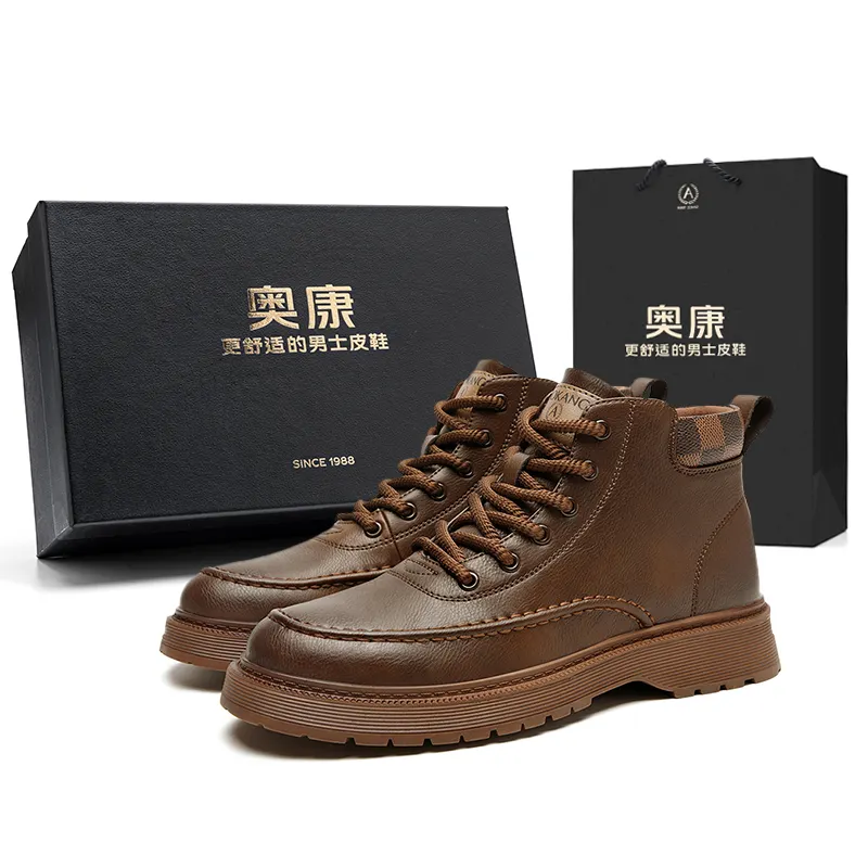 AOKANG Short Combat Boots Men's