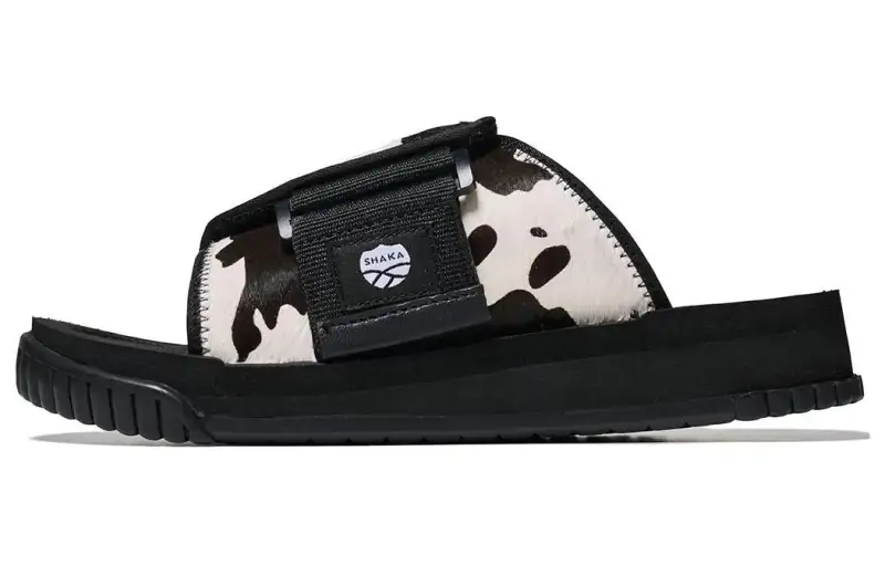 Shaka Slide Slippers Unisex Black