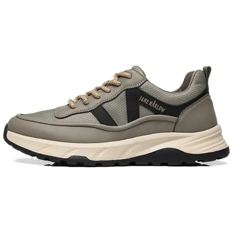 JANE HARLOW Comfortable And Breathable Low top Casual Shoes Men's Coffee