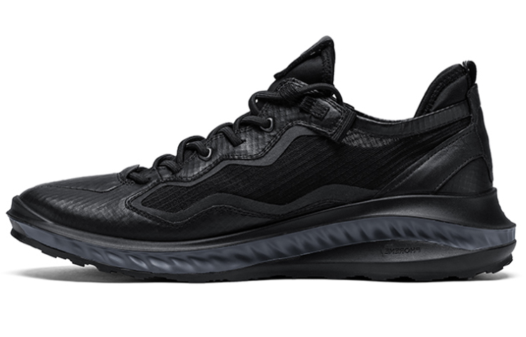 Ecco Fit For Action 360 Collection Lightweight Low top Running Shoes Men's Black Shoe Liner Cushioning