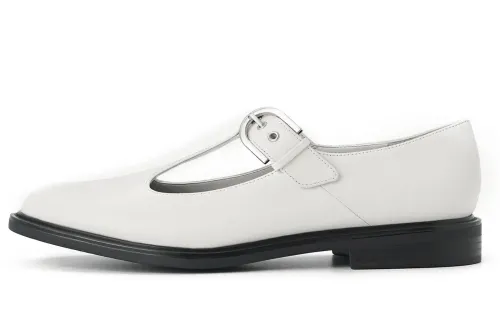 PEDRO Cow Leather Women's Casual Shoes Women's White