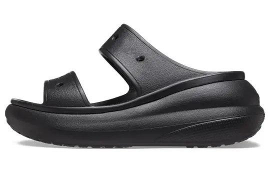Crocs Quiet Slide Slippers Unisex Black