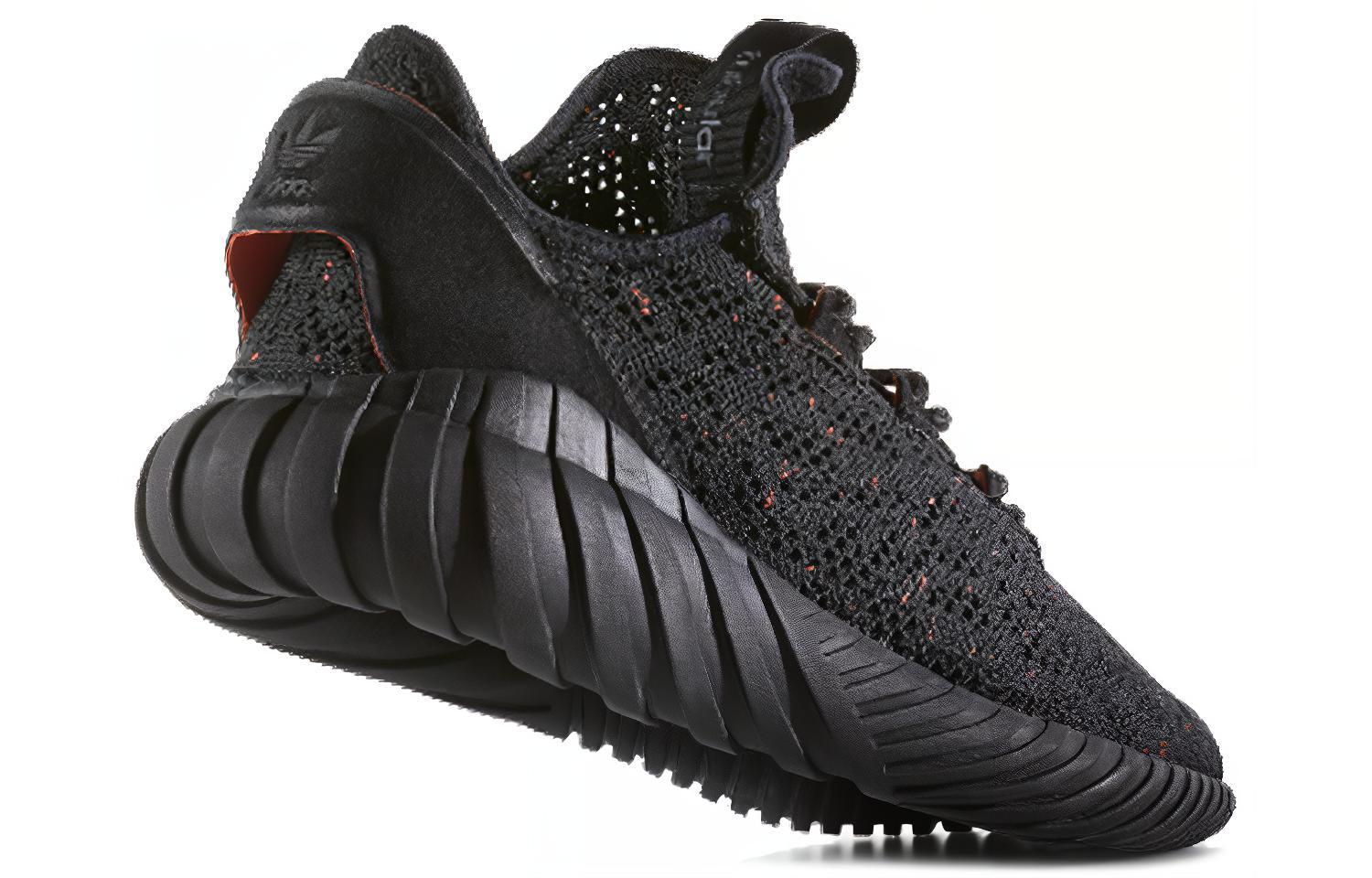 Кроссовки adidas originals Tubular Doom Sock Pk (черно-красные) — Чёрный / красный — фото 4