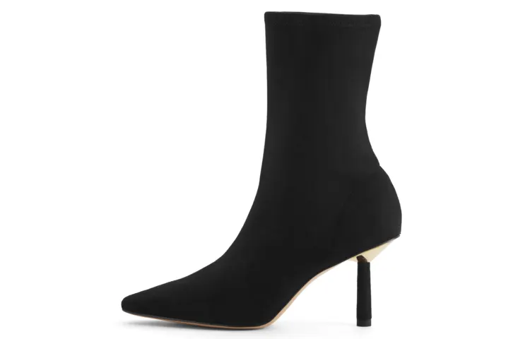 CHARLES&KEITH Pu Ankle Boots 7.5cm Women's