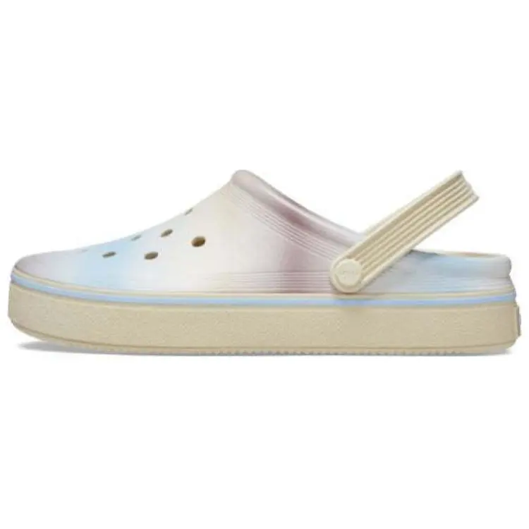 Crocs Off Court Plastic Clogs Unisex Bone