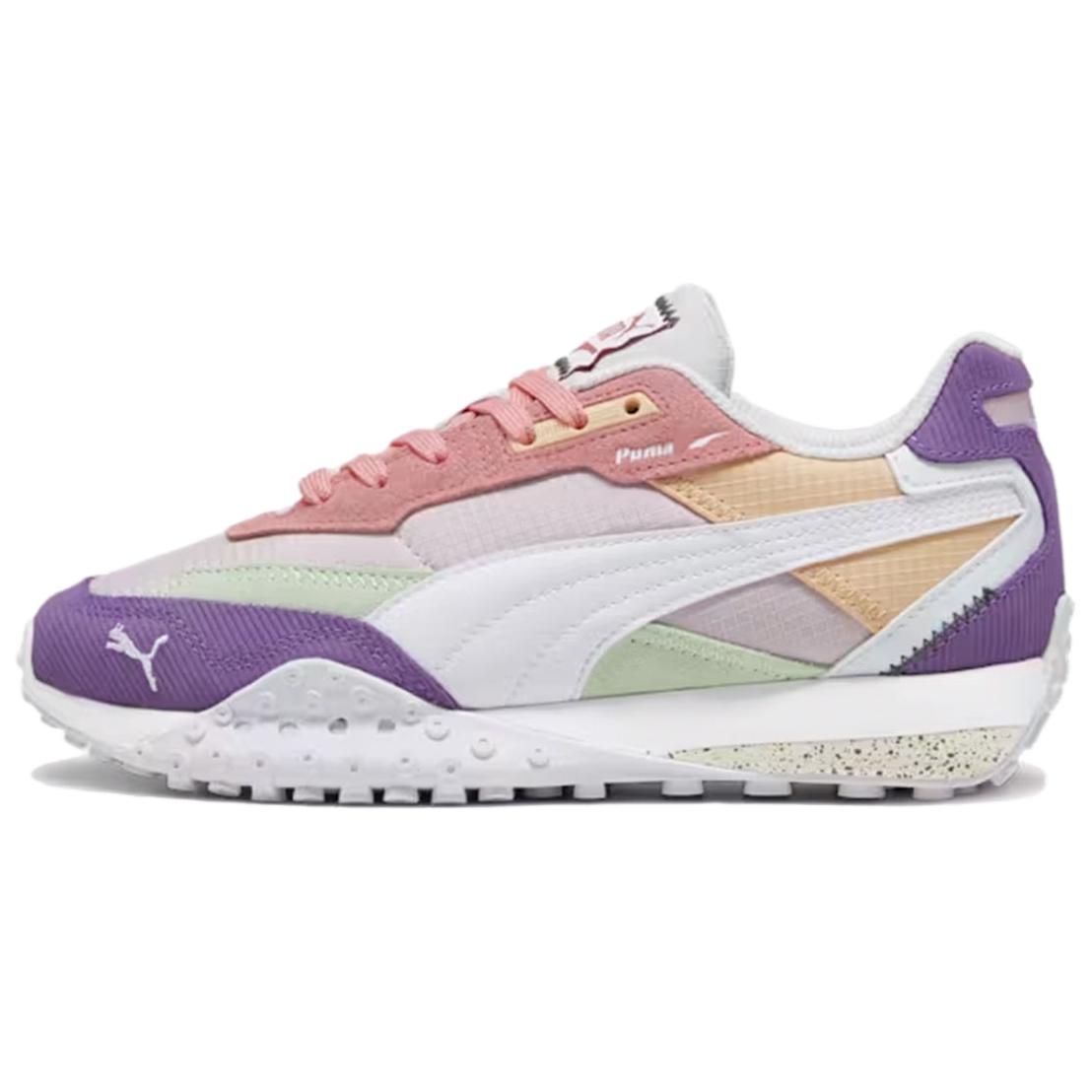 PUMA Blktop Rider Comfortable Low top Casual Shoes Women's Pink White
