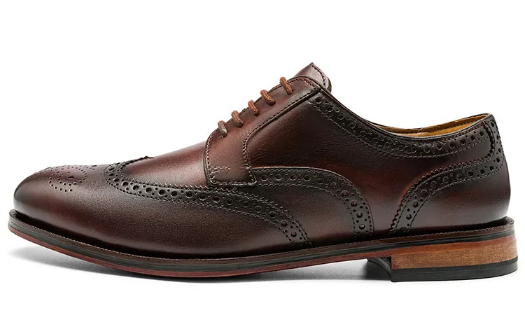 Clarks Craft Collection Dress Shoes Men's Low Top Dark Umber