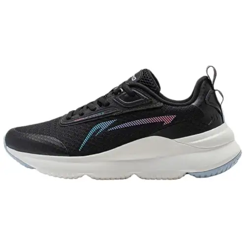 Li Ning Abrasion Resistant Breathable Low top Casual Shoes Women's Black