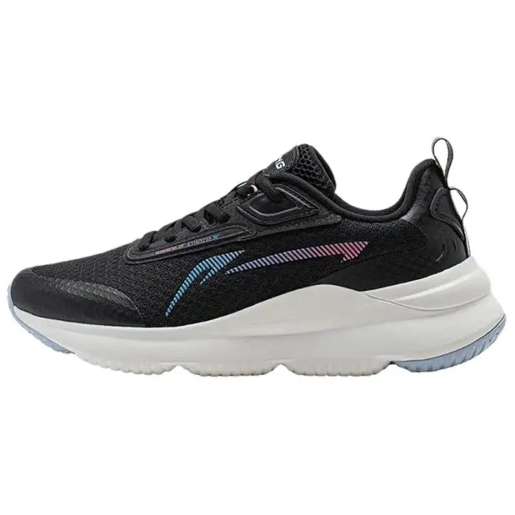 Li Ning Abrasion Resistant Breathable Low top Casual Shoes Women's Black