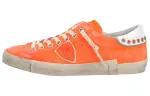 PHILIPPE MODEL Leather Stylish Skateboarding Shoes Men's Orange White
