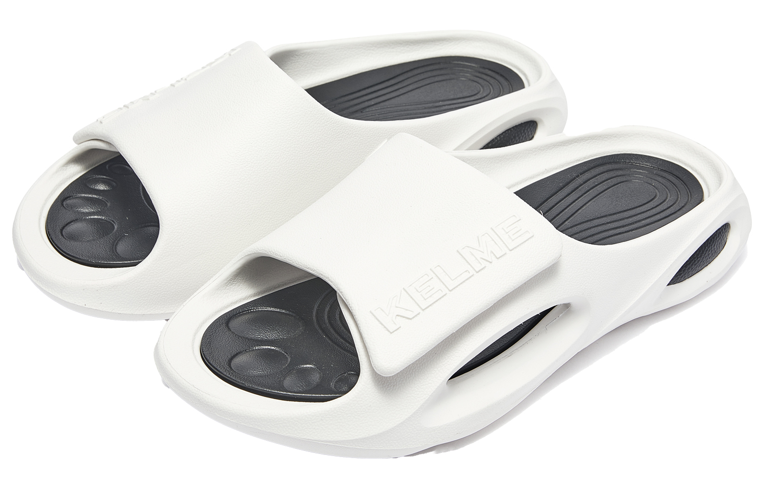 KELME EVA Slip Resistant Slide Slippers Unisex White
