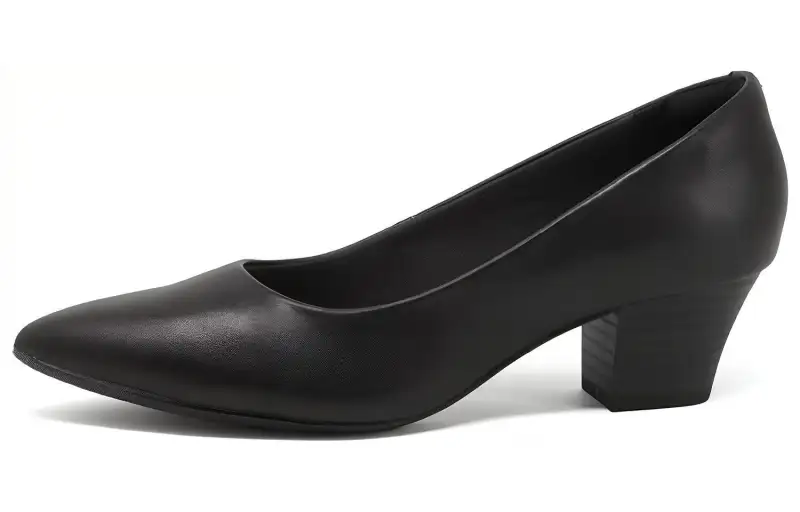 Clarks Chunky Heel High Heels Women's Black