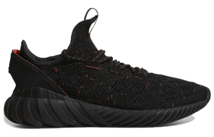 Кроссовки adidas originals Tubular Doom Sock Pk (черно-красные) — Чёрный / красный — фото 2