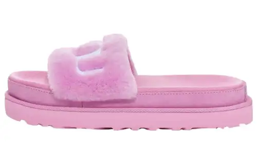 UGG Laton Fur Slide Wildflower Fluff Women's