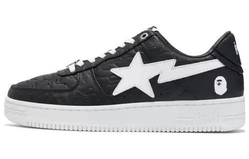 BAPE A BATHING APE Bape Sta Low #3 Line Camo Black
