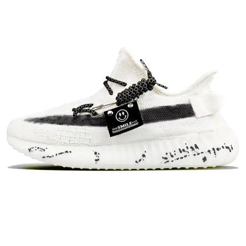 Adidas Originals Yeezy Boost 350 V2 Low top Casual Shoes Unisex White Black