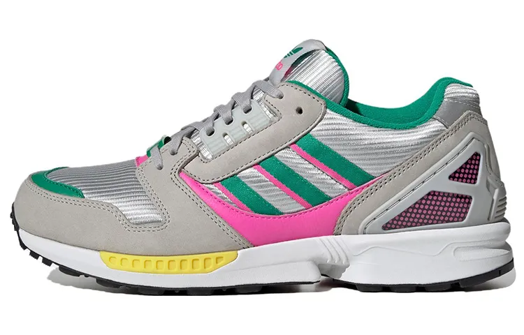 Zx 8000 Adidas Originals 'Grey Court Green Pink'