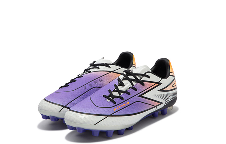 361° Soccer Shoes Unisex Low Top Purple/Orange/Gray