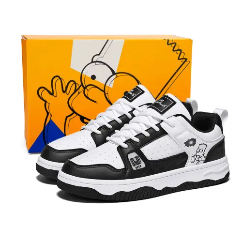 The Simpsons Low top Skateboard Shoes Unisex