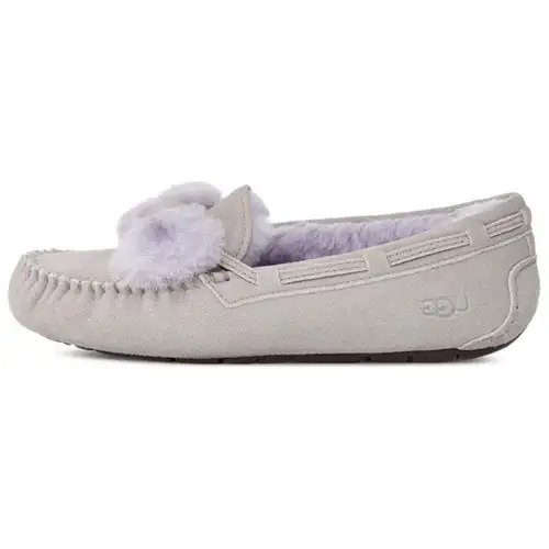 UGG Cow Split Leather Loafers Women's Brown