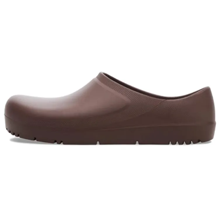 Birkenstock Closed Toe Slippers Unisex Brown Regular Loose Fit