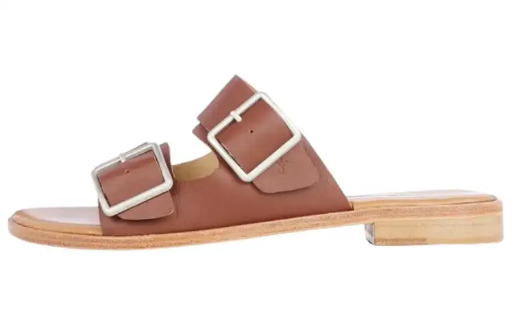EMU Australia Leather Slide Slippers Women's Umber